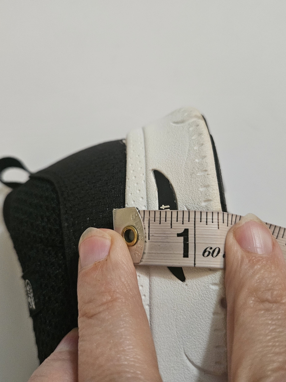 Skechers Black Slip-On Knit Sneakers with White Sole - Picture 8 of 10